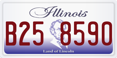 IL license plate B258590
