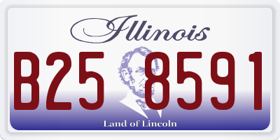 IL license plate B258591