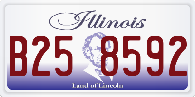 IL license plate B258592