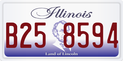 IL license plate B258594