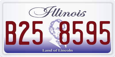 IL license plate B258595