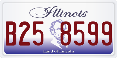 IL license plate B258599