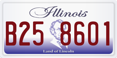 IL license plate B258601