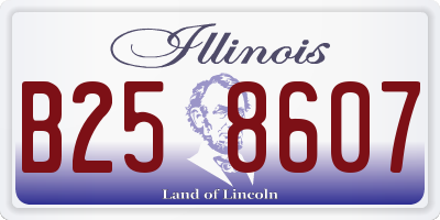 IL license plate B258607