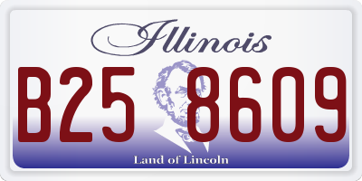 IL license plate B258609