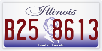 IL license plate B258613