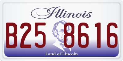 IL license plate B258616