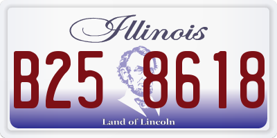 IL license plate B258618