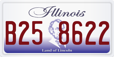 IL license plate B258622