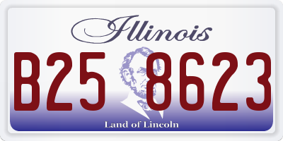 IL license plate B258623