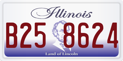 IL license plate B258624