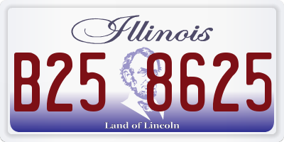 IL license plate B258625