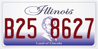IL license plate B258627