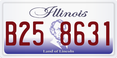 IL license plate B258631