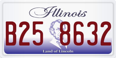 IL license plate B258632