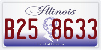 IL license plate B258633
