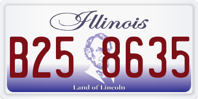 IL license plate B258635