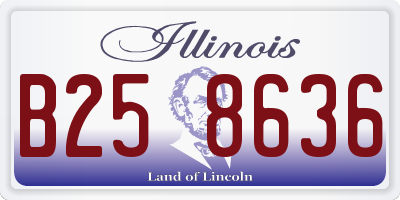 IL license plate B258636