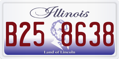 IL license plate B258638