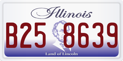 IL license plate B258639