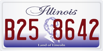 IL license plate B258642