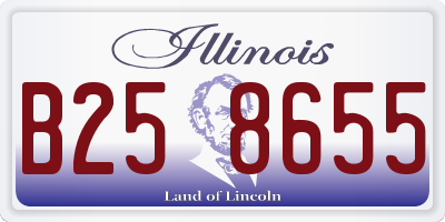 IL license plate B258655