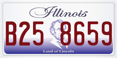 IL license plate B258659