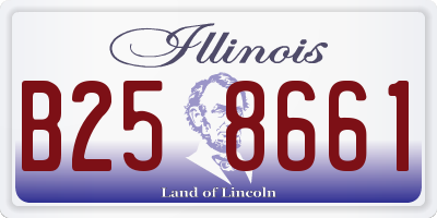 IL license plate B258661