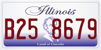IL license plate B258679