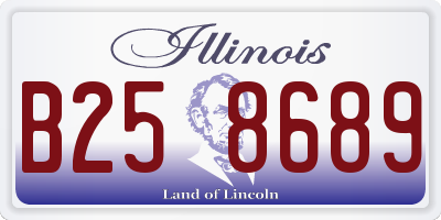 IL license plate B258689