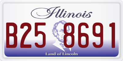 IL license plate B258691