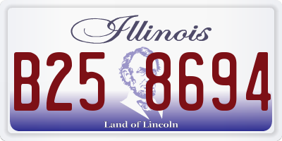 IL license plate B258694