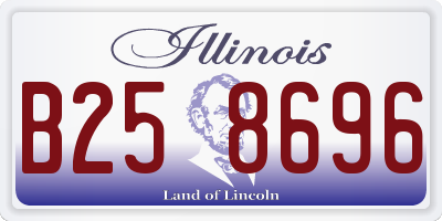 IL license plate B258696
