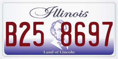 IL license plate B258697