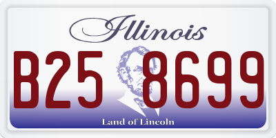 IL license plate B258699