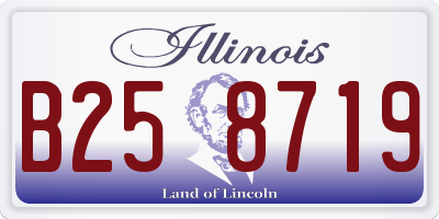 IL license plate B258719