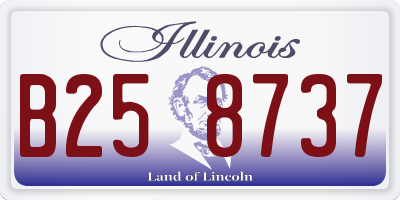 IL license plate B258737