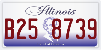 IL license plate B258739