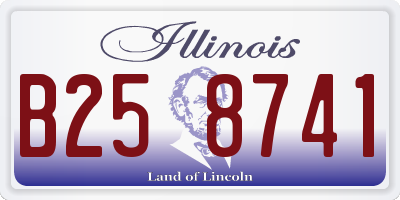 IL license plate B258741
