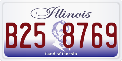 IL license plate B258769
