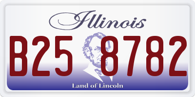 IL license plate B258782