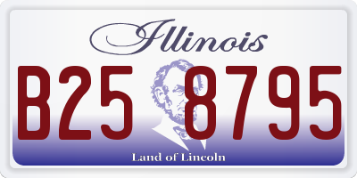 IL license plate B258795