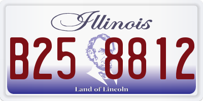 IL license plate B258812