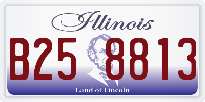 IL license plate B258813