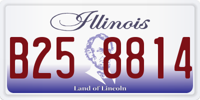 IL license plate B258814