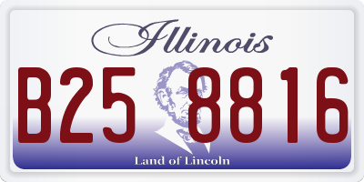 IL license plate B258816