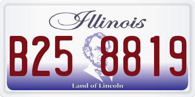 IL license plate B258819