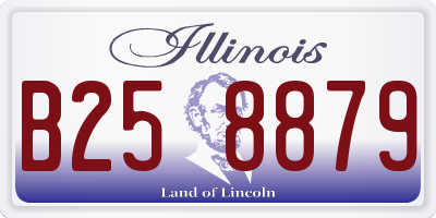 IL license plate B258879