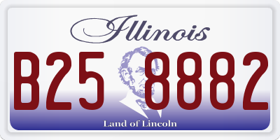 IL license plate B258882