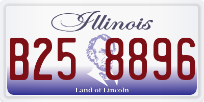 IL license plate B258896